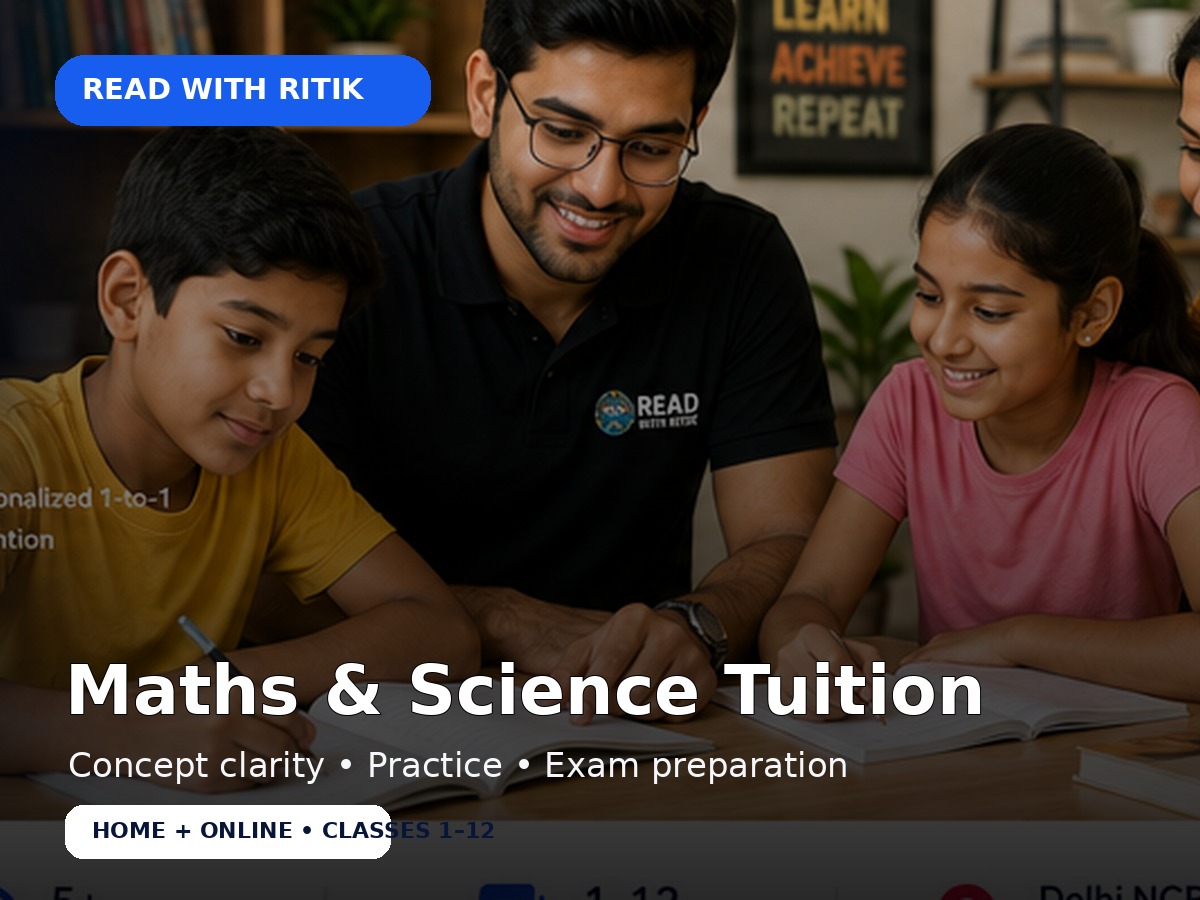 Maths and Science tuition in Delhi